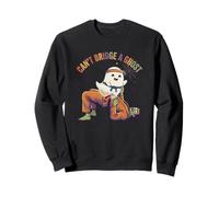 Can’t Bridge a Ghost- Brazilian Jiu Jitsu Halloween Humor Sweatshirt