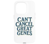 Can’t Cancel Great Genes Funny Blue Patriotic Graphic Case for iPhone 15 Pro