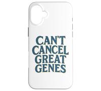 Can’t Cancel Great Genes Funny Blue Patriotic Graphic Case for iPhone 16 Plus