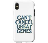 Can’t Cancel Great Genes Funny Blue Patriotic Graphic Case for iPhone X/XS