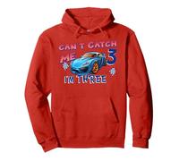 Can’t Catch Me I’m Three Racing Birthday Boy Pullover Hoodie