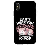 Can’t Hear You I’m Listening to K-Pop Cat Case for iPhone X/XS
