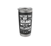Can take the Boy Out Iceland Icelander Pride Proud Icelandic Stainless Steel Insulated Tumbler
