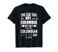 Can take the Boy Out of Colombia Colombian Pride Proud Value Graphic T-Shirt