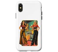 Can We Talk In The Kitchen Dump Him Women Retro Vintage Case for iPhone X/XS