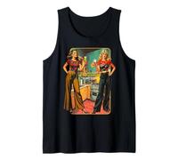 Can We Talk in The Kitchen Dump Him Women Retro Vintage Tank Top