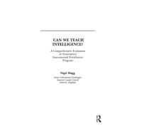 Can We Teach Intelligence?: A Comprehensive Evaluation of Feuerstein's Instrumental Enrichment Programme