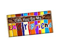Can You Be My EX Girlfriend Chocolate Bar Wrapper Novelty Gift Present For Girls CH-344 (with chocolate)