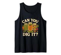 Can You Dig It Funny Canning Season Retro Tank Top