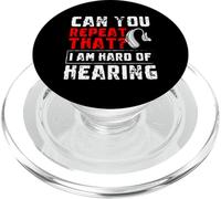 Can You Repeat That? Hearing Aids PopSockets PopGrip for MagSafe