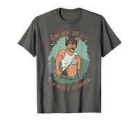 Can You See it I am Really a Furry Sexy Fursuit Sixpack T-Shirt, Men, Asphalt Grey, 3X-Large