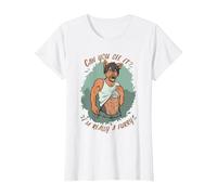 Can You See it I am Really a Furry Sexy Fursuit Sixpack T-Shirt, Women, White, Medium