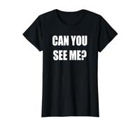 Can You See Me VisionTest Value Graphic T-Shirt, Women, Black, XS