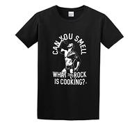 Can You Smell What The Rock is Cooking Funny Gift 100% Cotton Tshirts Men XX-Large Black