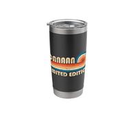 Canaan Retro 70s 80s Sunset Stripe Stainless Steel Insulated Tumbler