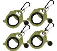 CANAANIN Zip Tie Holder Cable Tie Holder Heavy-Duty for Tool Belt Organized Strong Efficient for Electrician Tool Storage Reusable Portable (Green 4 Pack)