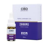 Canabidol - Refined CBD Oil, Pharmacy Range, 2000 mg, 10 ml Dropper Bottle, 99.8% Cannabis, Natural Terpenes and Containing 100s of Cannabis Derived Phytochemicals