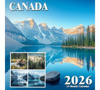 Canada 2026 Calendar: A panoramic year from coast to forest and mountain snow