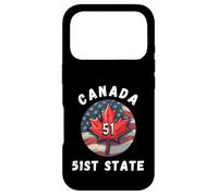 Canada 51st State Funny Canada Fifty First State Quote Meme Case for iPhone 17 Pro