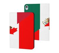 Canada And Mexican Flag Stylish Tablet Case Leather Protective Cover Compatible with IPad/ipad Mini6 (8.3in)