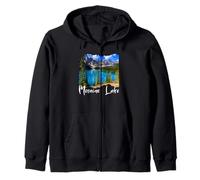 Canada Banff Moraine Lake Zip Hoodie