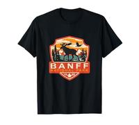Canada Banff National Park North America Moose Vintage T-Shirt