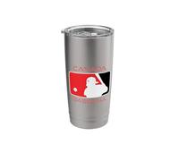 Canada Baseball Player Canadian Flag Maple Land Heritage Can Stainless Steel Insulated Tumbler