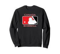 Canada Baseball Player Canadian Flag Maple Land Heritage Can Sweatshirt