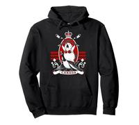 Canada Beaver Hockey Maple Leaf Canada Flag Canadian Pride Pullover Hoodie