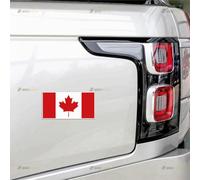Canada Canadian Flag Car Magnet Magnetic Sticker Decal - 4 Pack Reflective 7.6cm 10.2cm 12.7cm 15.2cm - for Truck Door Fridge Reusable Waterproof