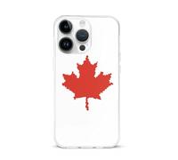 Canada Canadian Flag Fragments Case Compatible with iPhone 15 15 Air 15 Pro 15 Pro Max Protective Cover