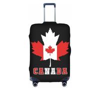 Canada Canadian Flag Maple Leaf Universal Stretch Suitcase Cover Carry On Luggage Sleeve Anti Scratch Travel Baggage Protector for Unisex Women Travel X-Large