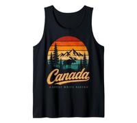 Canada Canadian Roots Vintage Souvenir Tank Top
