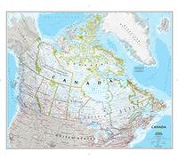 Canada Classic, tubed: Wall Maps Countries & Regions (National Geographic Reference Map)