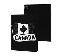 Canada Day Canadian Flag Maple Leaf Tablet Case Compatible with iPad Pro 2020/2021/2022 (12.9in) Protective Case Cover Tablet Stand Cover