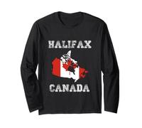 Canada Distressed Flag Halifax Pride Long Sleeve T-Shirt