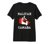 Canada Distressed Flag Halifax Pride Premium T-Shirt
