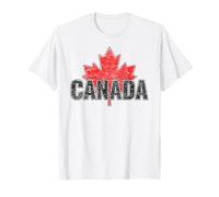 Canada Distressed Proud Canadian Flag Grunge Maple Leaf T-Shirt