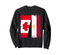 Canada Egypt Half Flag Canadian Egyptian Heritage Sweatshirt