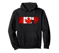 Canada Eh Question Mark Canadian Flag Maple Leaf Slang Pullover Hoodie