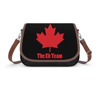 Canada Eh Team Maple Women's Crossbody Bag Fashion Purses Small Shoulder Handbags with Adjustable Strap