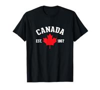 Canada Est. 1867 Maple Leaf Canadian T-Shirt