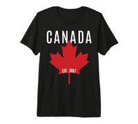 Canada Est 1867 Retro Vintage Canada Maple Leaf Canadian Premium T-Shirt