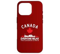 Canada Everyone Relax The Canadian is Here Patriotic Canada Case for iPhone 16 Pro