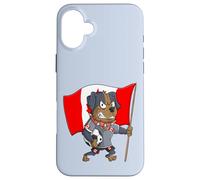 Canada Fan Dog Case for iPhone 16 Plus