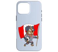 Canada Fan Dog Case for iPhone 16 Pro Max