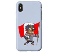 Canada Fan Dog Case for iPhone X/XS