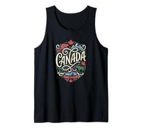 Canada Flag Canadian Maple Leaf Outdoor & Hiking Vacation Tank Top