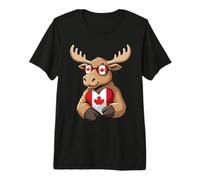 Canada Flag Canadian Pride Canada Maple Leaf Canadian Moose Premium T-Shirt