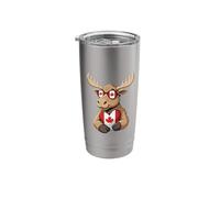 Canada Flag Canadian Pride Canada Maple Leaf Canadian Moose Stainless Steel Insulated Tumbler